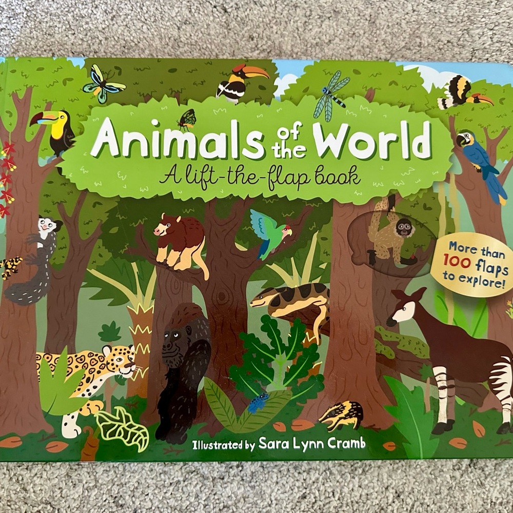 Animals of the World Lift-the-Flap Book